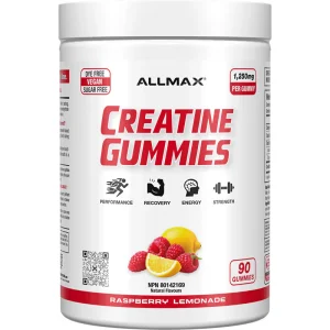 allmax creatine gummies 90 gummies / 30 servings *door crasher*