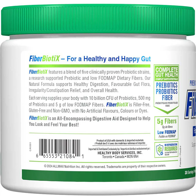 allmax fiberbiotix 189 207 grams / 30 servings *door crasher* allmax fiberbiotix 189 207 grams / 30 servings *door crasher*